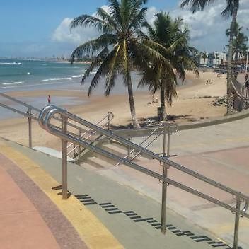 Kitnets com AR Condicionado na Praia Salvador de Bahía Exterior foto
